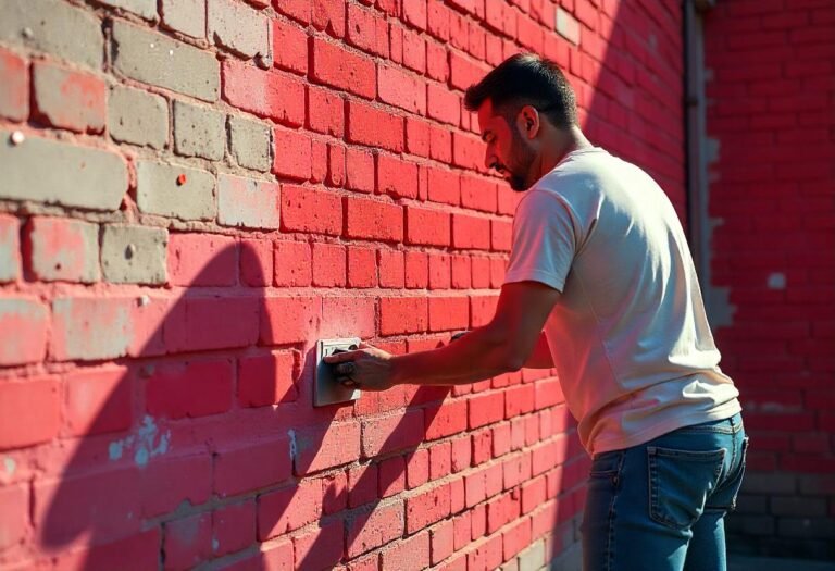 remove paint from brick